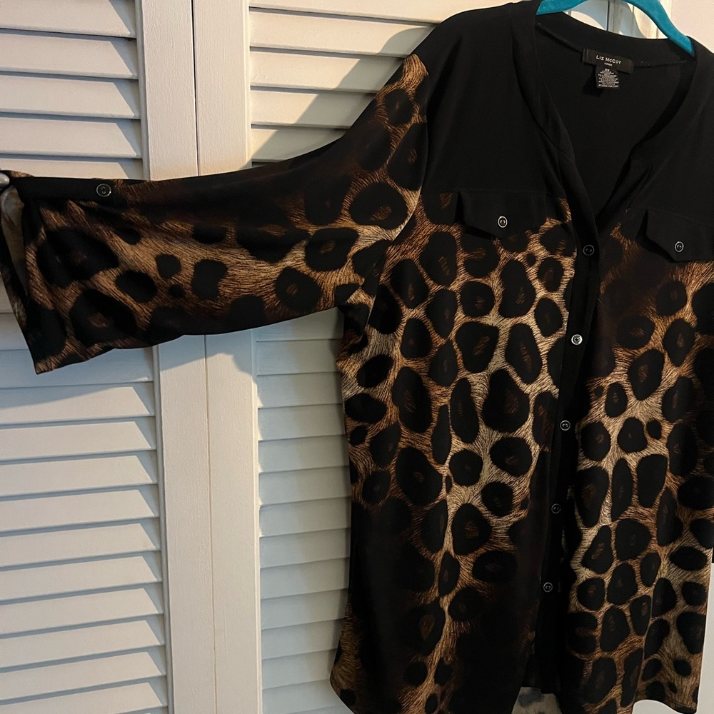 Leopard blouse - Picture 4 of 4